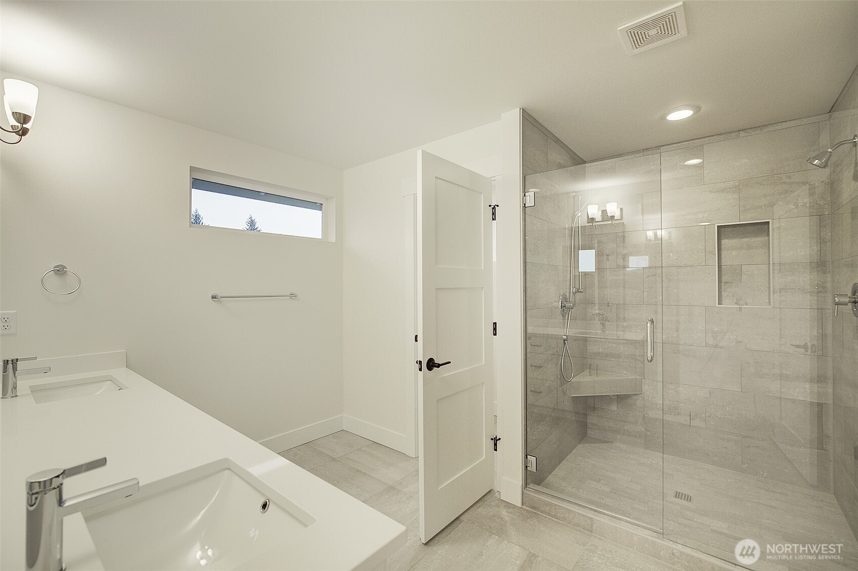 727 Covington Avenue Snohomish, WA 98290 - Photo 18 of 36 a bathroom with a shower and a sink