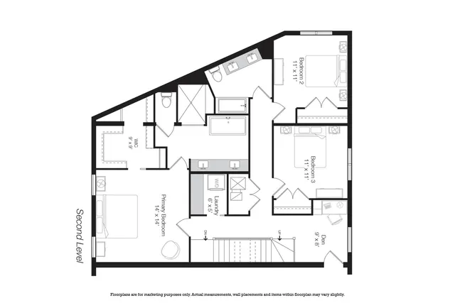 a picture of a bench in front of a building