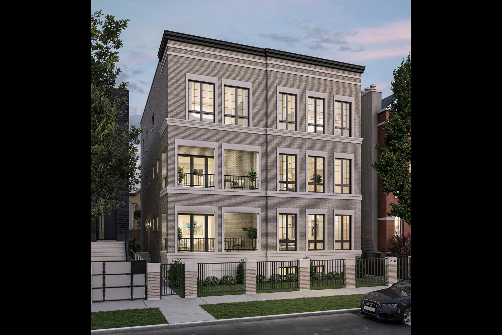 2832 North Racine Avenue, Unit 2W Chicago, IL 60657 - Photo 3 of 31 a building view with a outdoor space