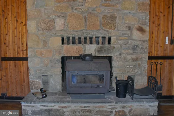 a view of fireplace