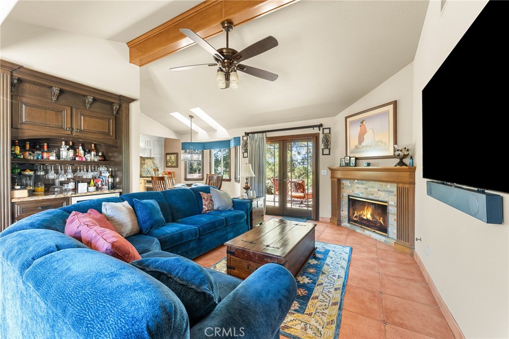 1632 Country Club Drive Redlands, CA 92373 - Photo 19 of 54 a living room with furniture and a fireplace