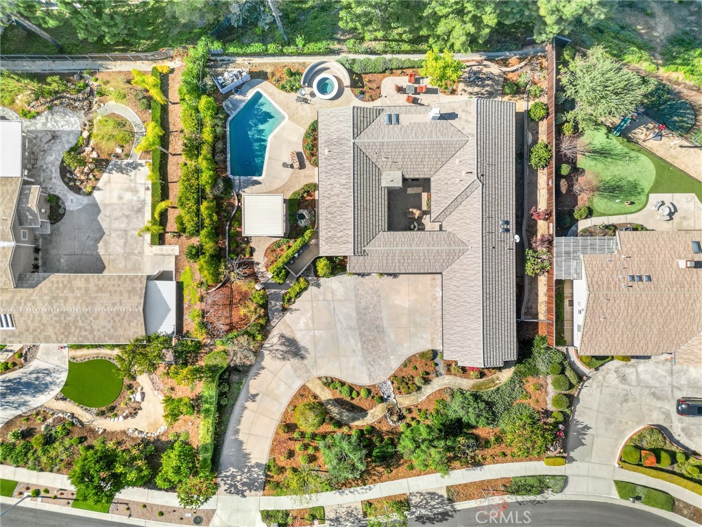 1632 Country Club Drive Redlands, CA 92373 - Photo 21 of 54 an aerial view of residential house with outdoor space and parking