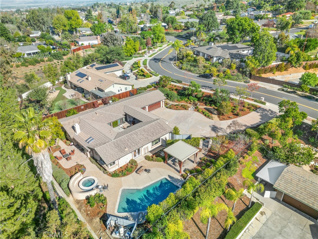 1632 Country Club Drive Redlands, CA 92373 - Photo 34 of 54 an aerial view of residential house with outdoor space
