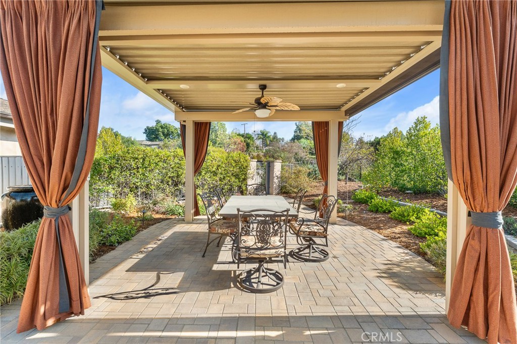 1632 Country Club Drive Redlands, CA 92373 - Photo 45 of 54 Covered patio with roof louvres that can be opened for air flow.