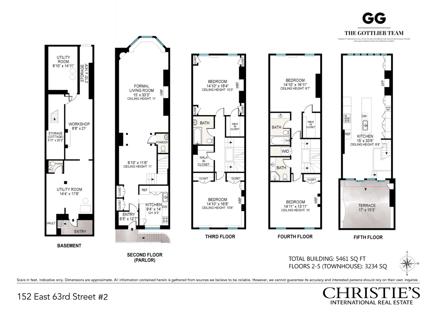 152 East 63rd Street, Unit 2 Manhattan, NY 10065 - Photo 23 of 23 a black and white photo of a picture of a rug