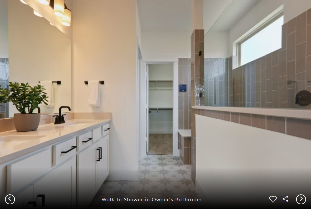 2913 Zuni Path Leander, TX 78641 - Photo 15 of 17 a bathroom with a sink and a mirror
