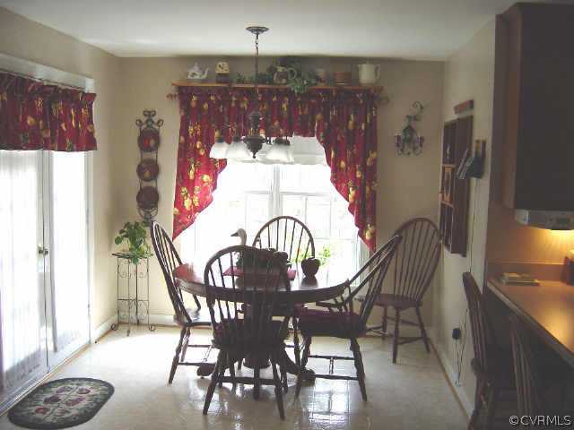 Other - The dining area has access to the side cov