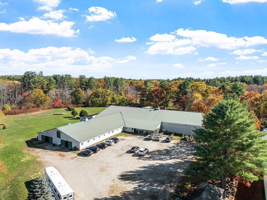 a view of a terrace with a garden