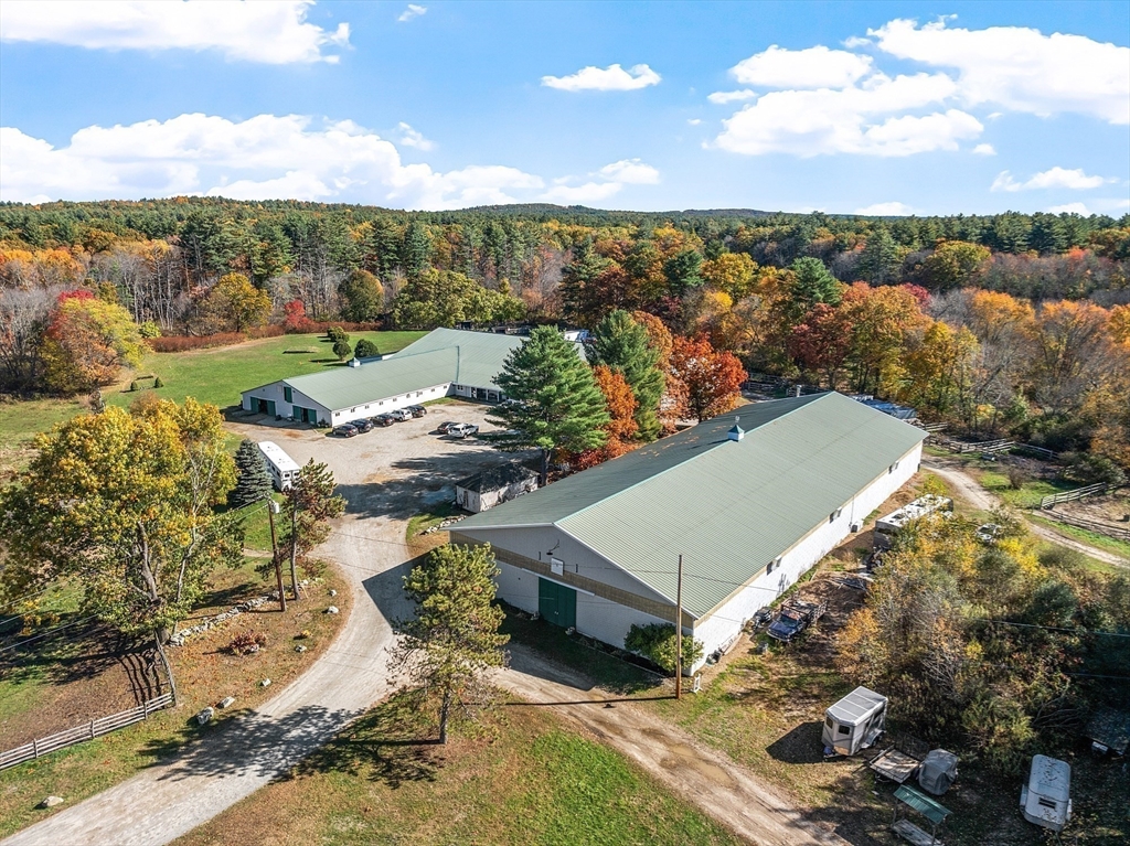84 Powers Road Westford, MA 01886 - Photo 11 of 42 an aerial view of a house with a yard
