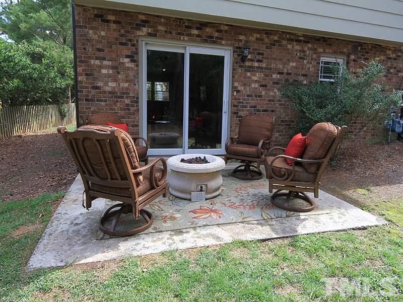 204 Sampson Street Raleigh, NC 27609 - Photo 22 of 22 a view of a patio with chair and tables