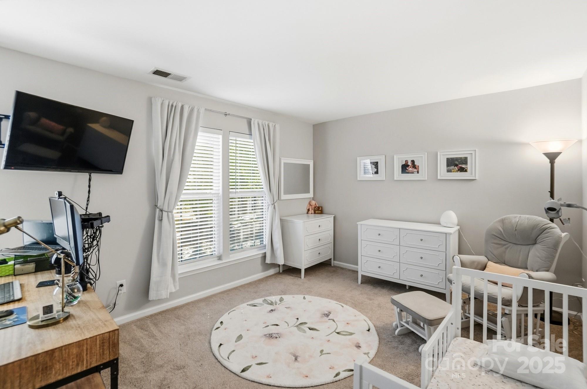 837 Dillard Road Rock Hill, SC 29730 - Photo 33 of 48 a bedroom with furniture and a flat screen tv