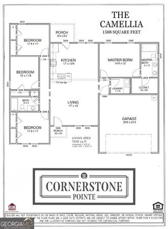 $284,900 | 207 Cornerstone Drive, Statesboro, GA 30458