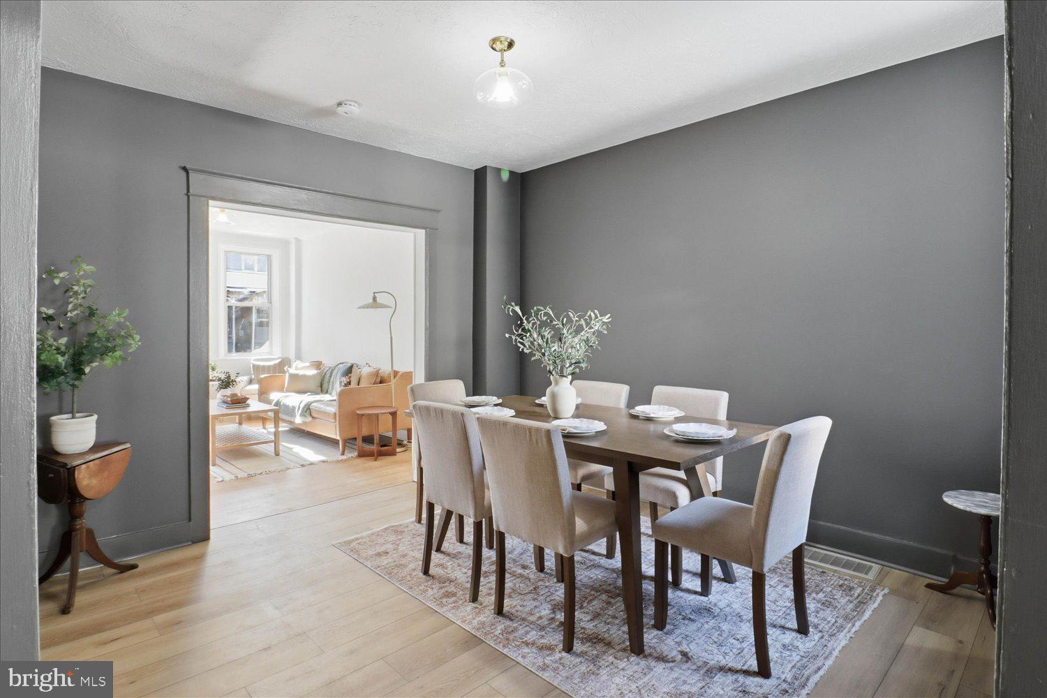 27 West New Street Lancaster, PA 17603 - Photo 4 of 29 a view of a dining room with furniture window and outside view