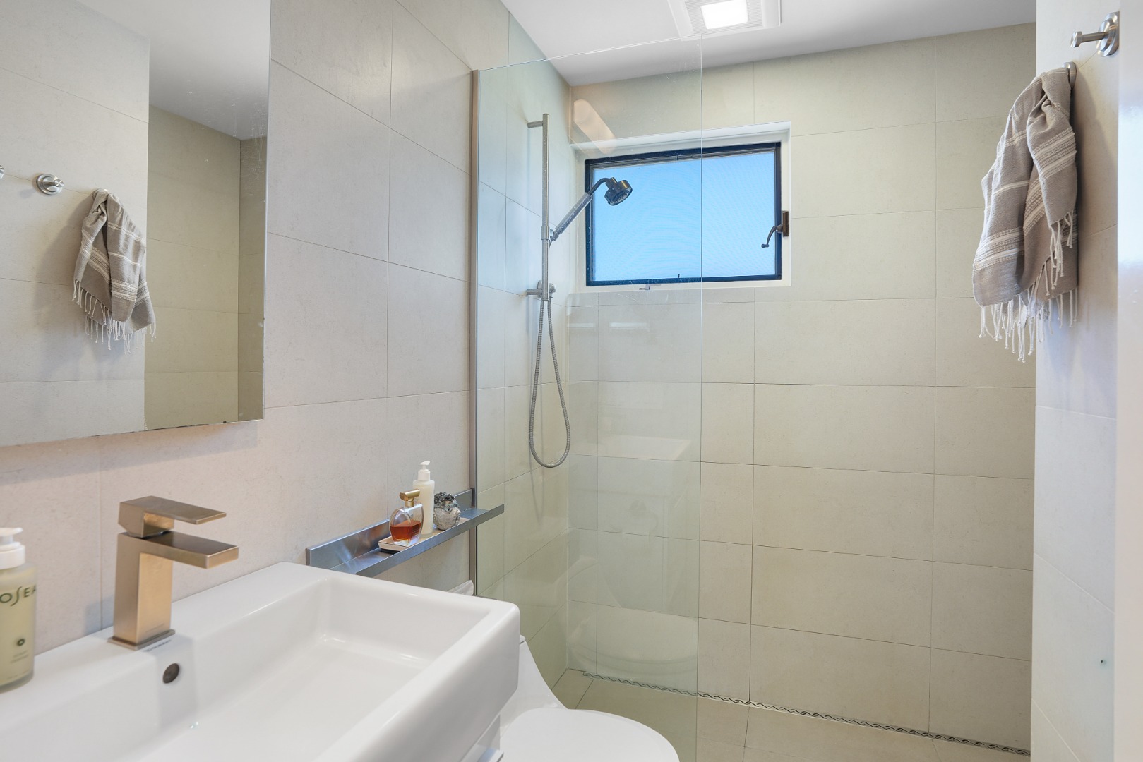 12 East Pasture Road Aquinnah, MA 02535 - Photo 16 of 24 Both renovated bathrooms have tiled walk-in showers.