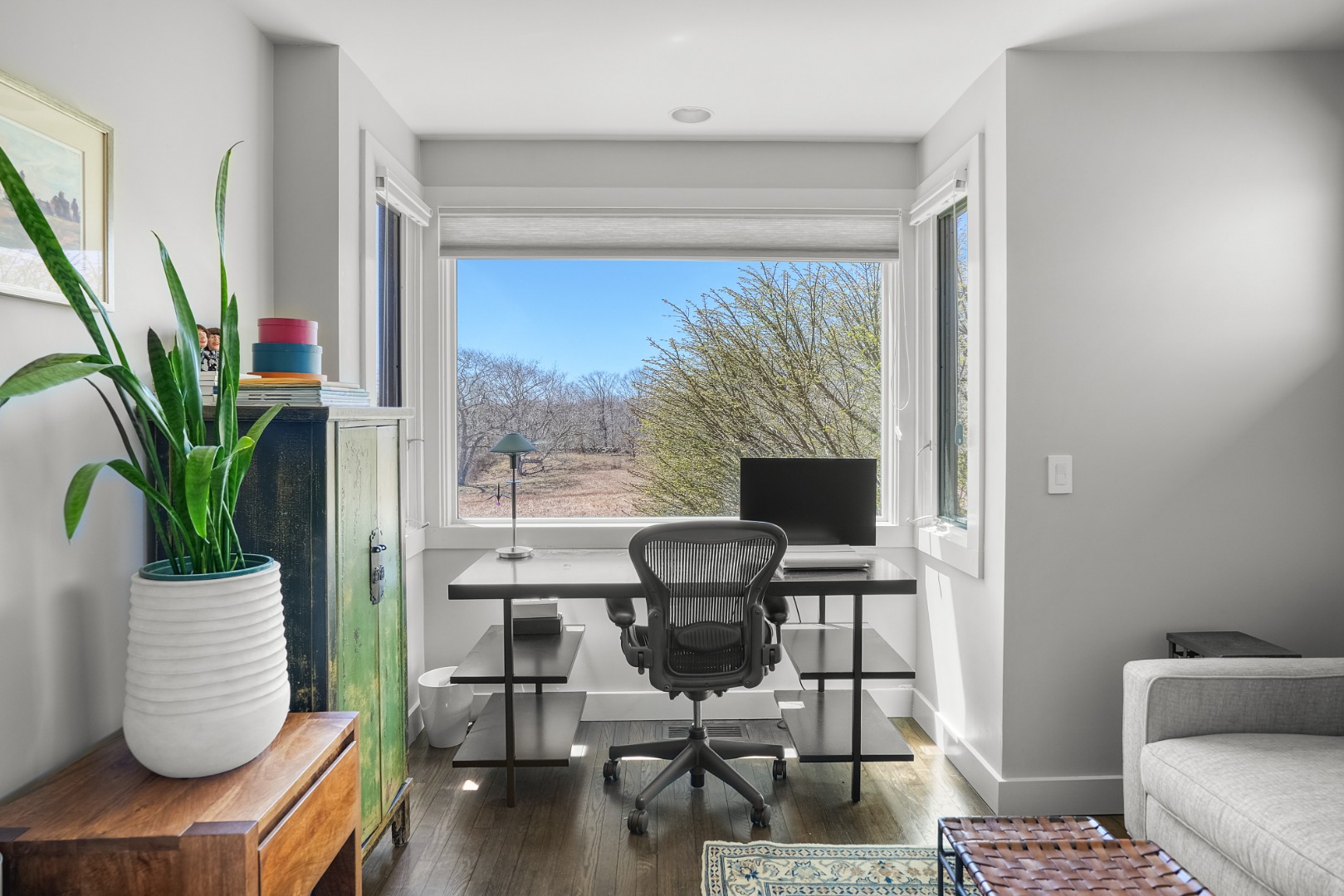 12 East Pasture Road Aquinnah, MA 02535 - Photo 18 of 24 A peaceful working space with views of the land.