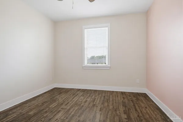 wooden floor in an empty room