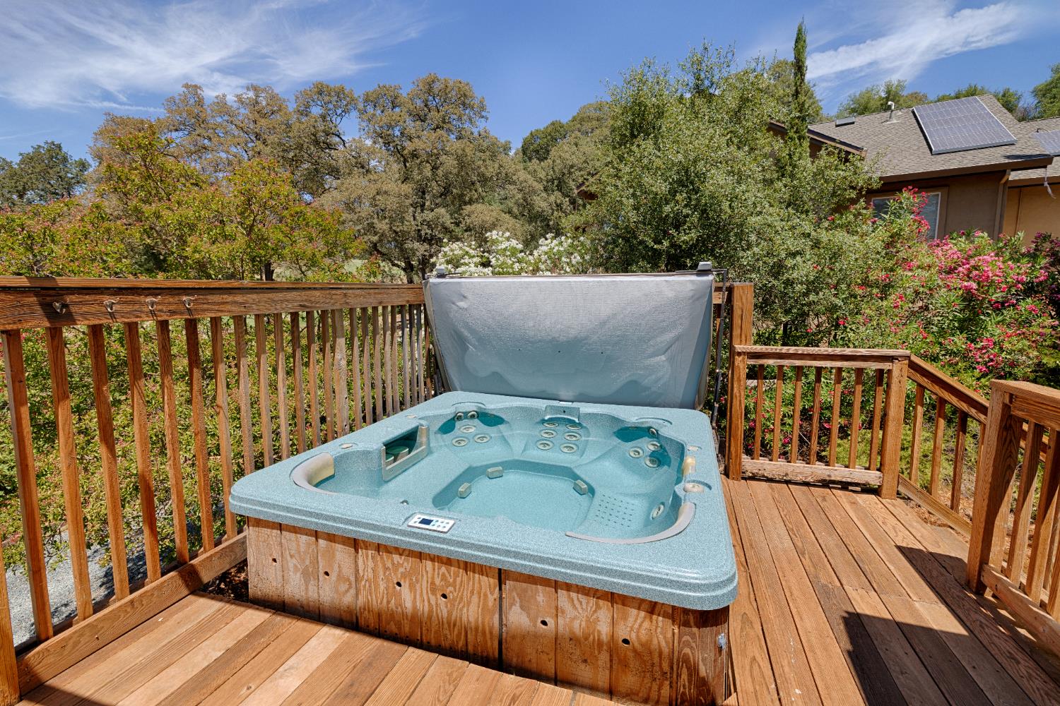 24126 Green Valley Road Auburn, CA 95602 - Photo 22 of 65 a view of balcony with wooden floor
