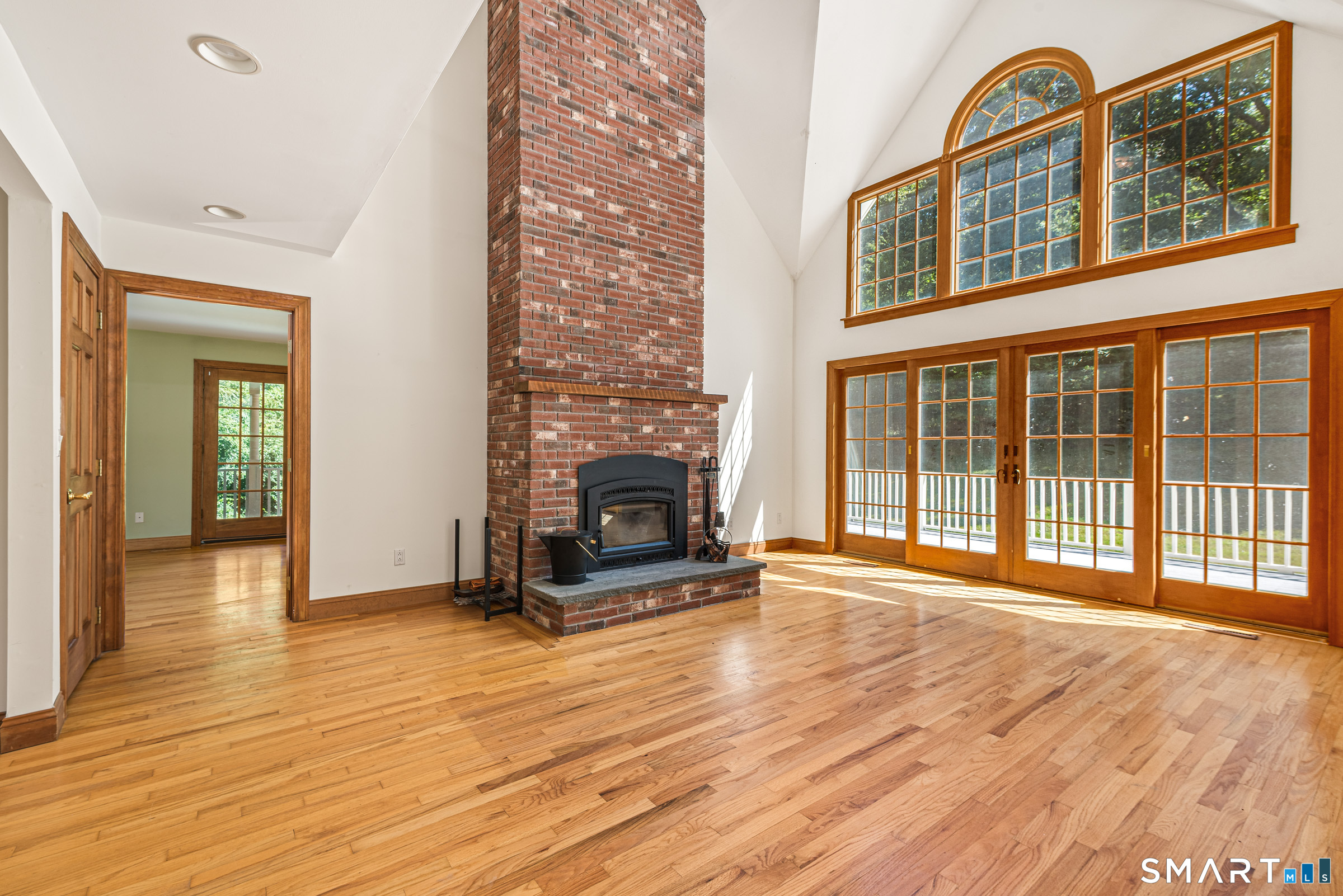 100 R Foot Hills Road Durham, CT 06422 - Photo 12 of 40 Floor to ceiling fireplace
