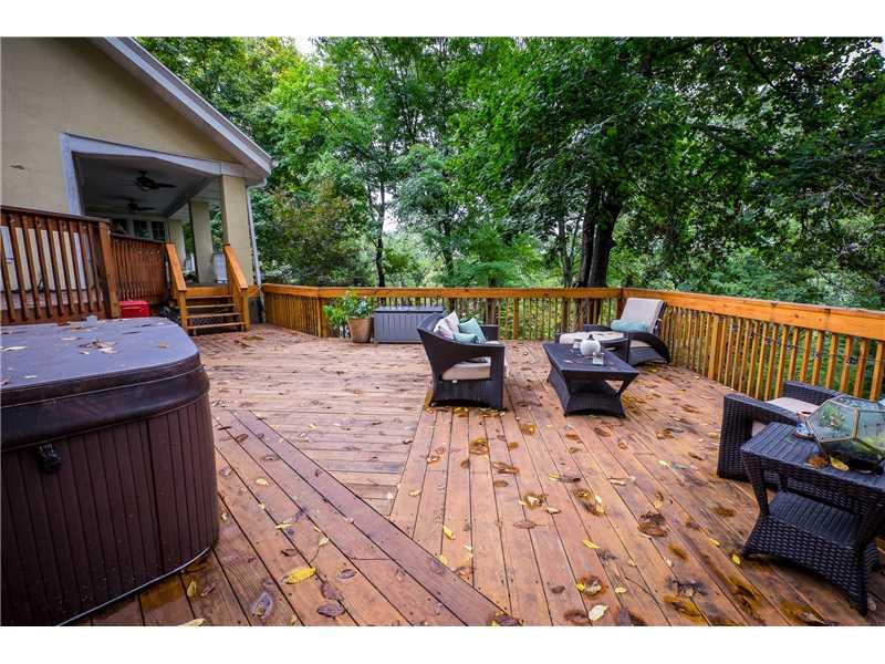 680 Hamilton Road Thornburg, PA 15205 - Photo 22 of 25 Patio/Deck. Huge decking with hot tub is completely private with surrounding woods!