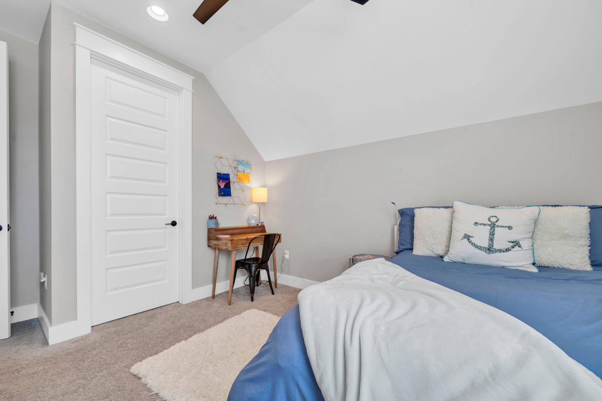 1244 Elderflower Drive Niceville, FL 32578 - Photo 52 of 74 a bedroom with a bed and furniture