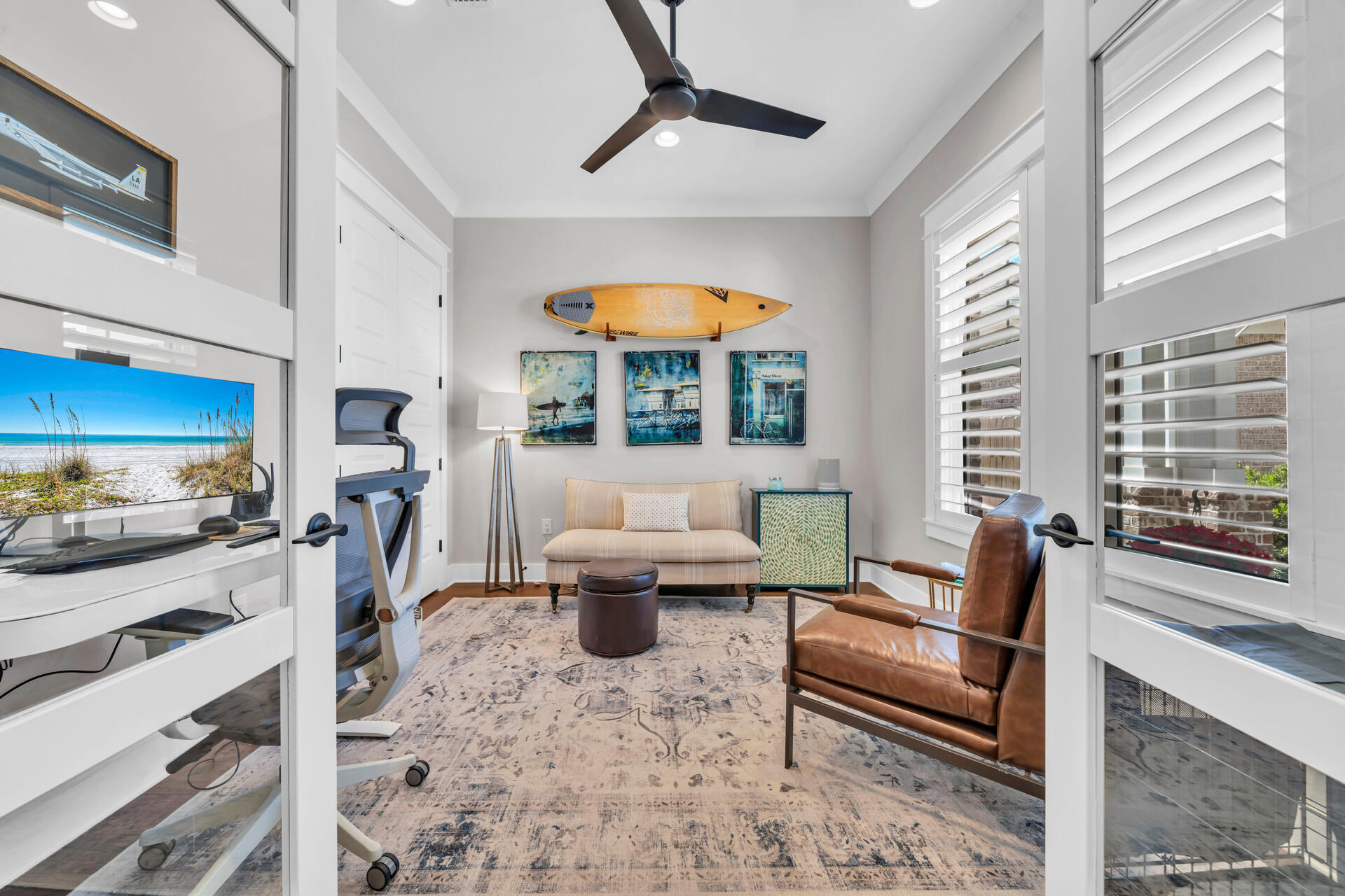 1244 Elderflower Drive Niceville, FL 32578 - Photo 9 of 74 a living room with furniture and a large window