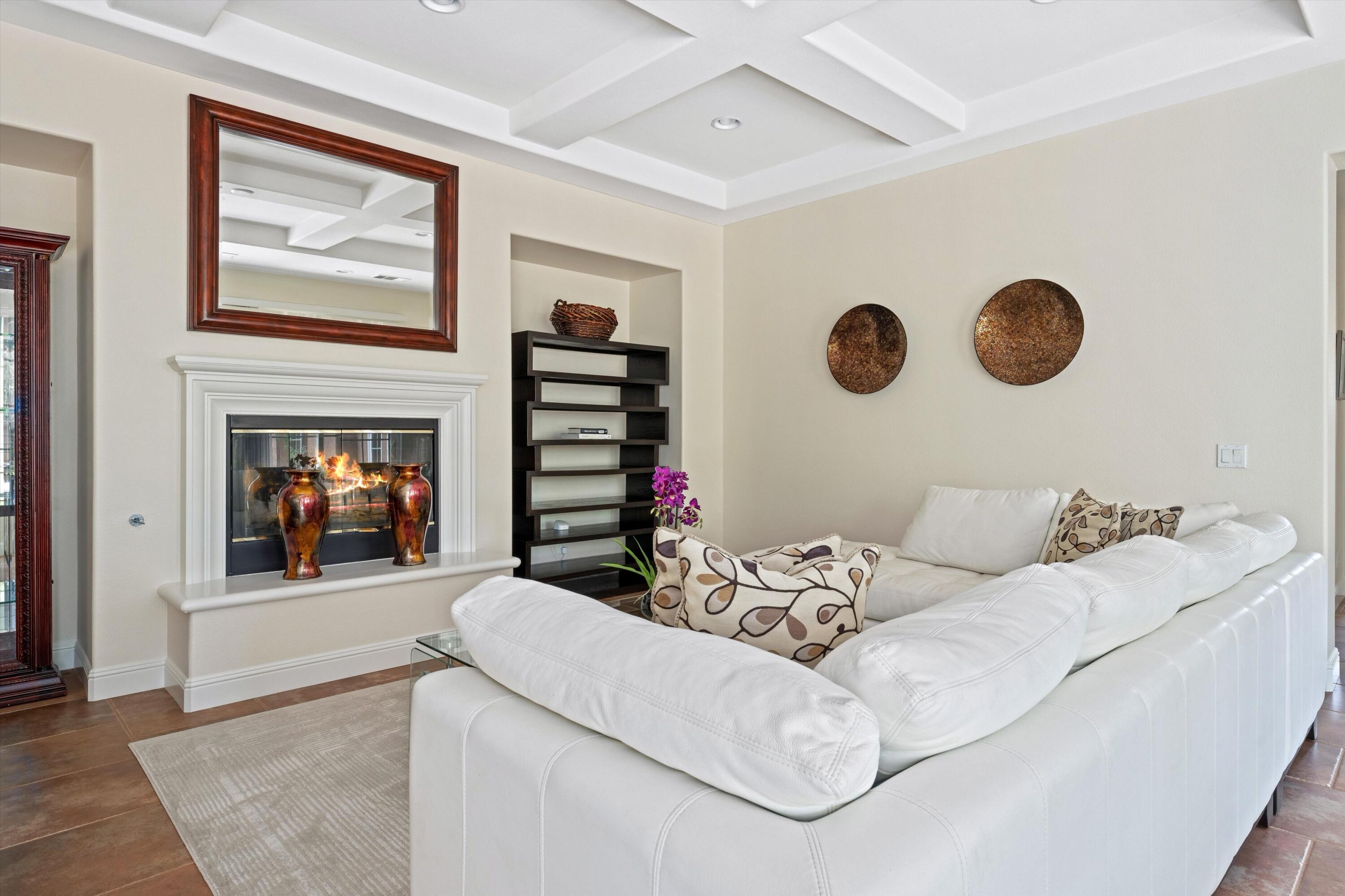 2 Via Santa Elena Rancho Mirage, CA 92270 - Photo 11 of 51 a living room with furniture and a fireplace