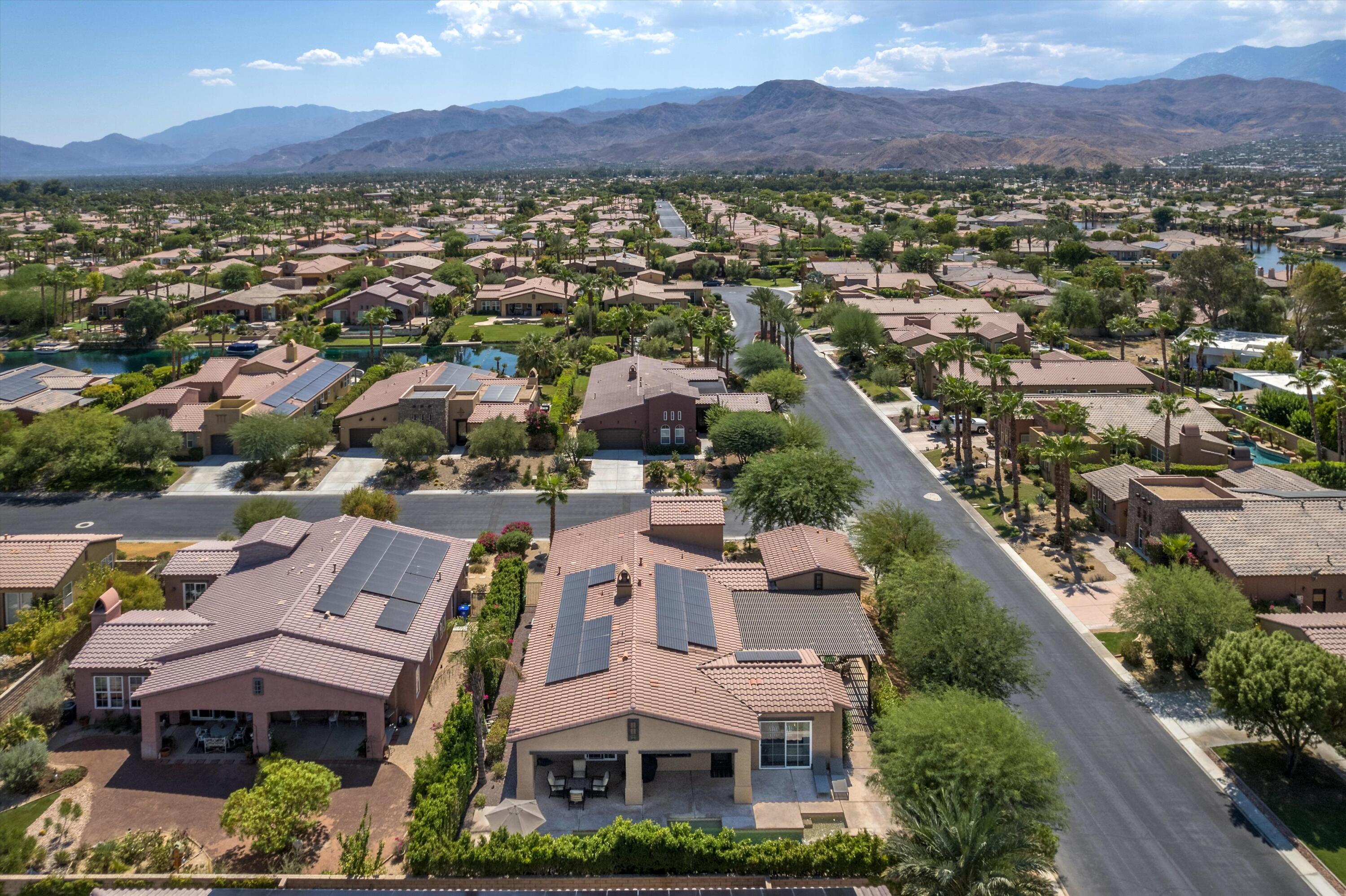 2 Via Santa Elena Rancho Mirage, CA 92270 - Photo 42 of 51 an aerial view of residential houses with outdoor space