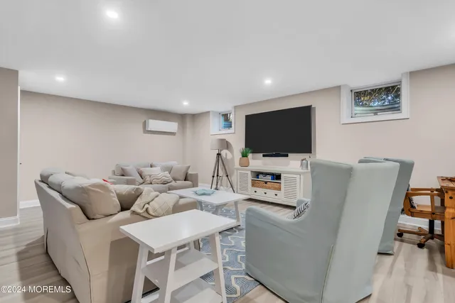 a view of a patio with a table and chairs