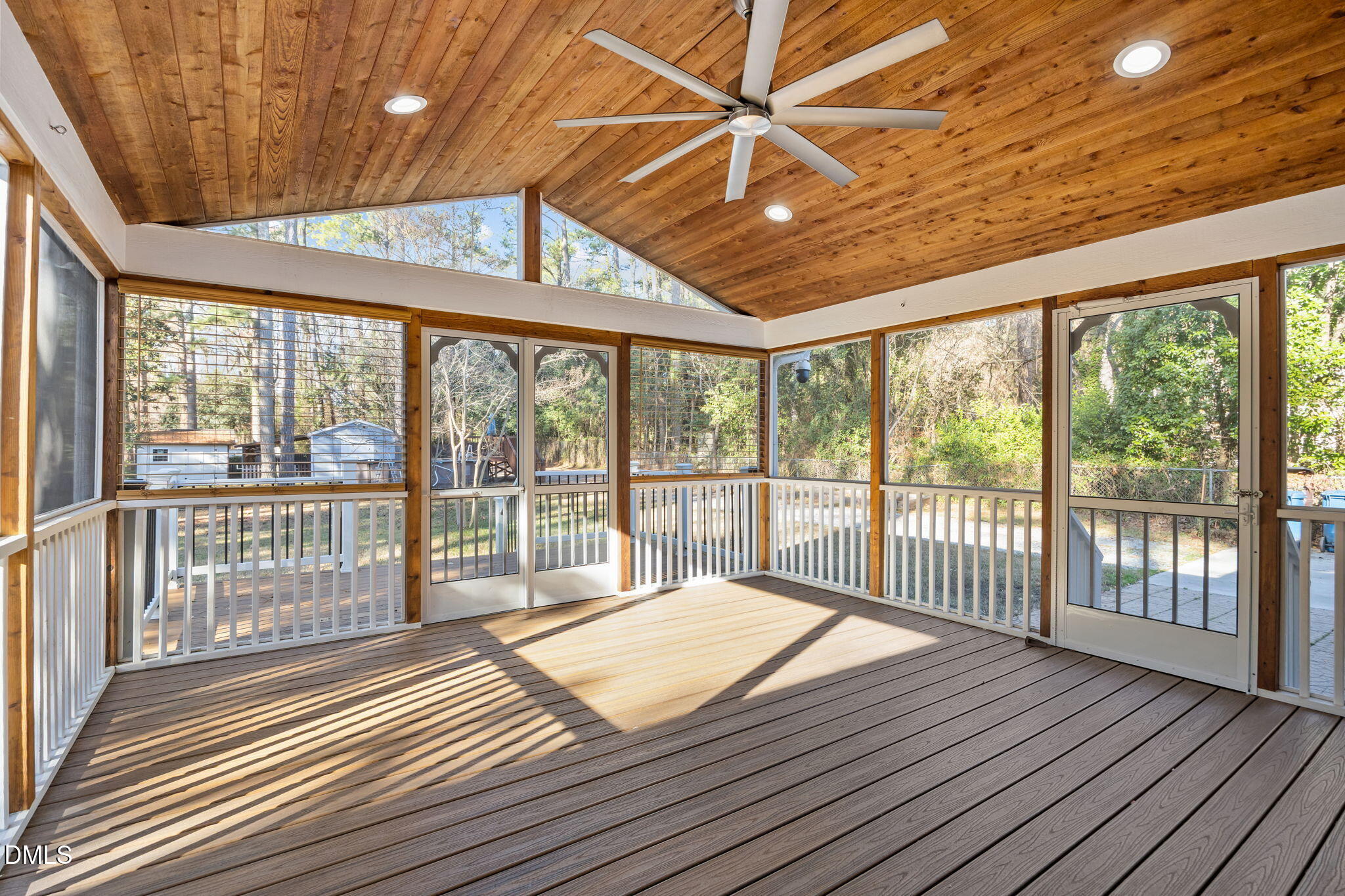 3009 Kenan Road Durham, NC 27704 - Photo 10 of 24 a view of a balcony with wooden floor