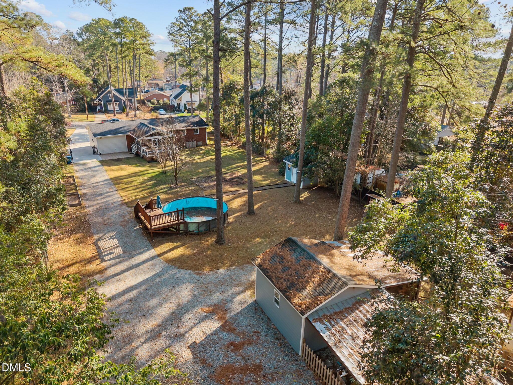 3009 Kenan Road Durham, NC 27704 - Photo 8 of 24 a view of a yard with cars