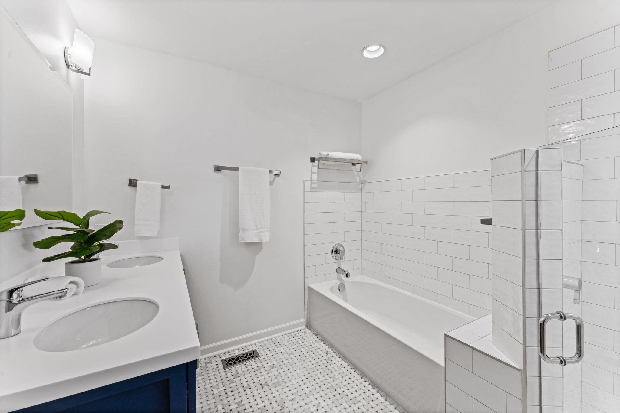 4021 Arno Road Franklin, TN 37064 - Photo 16 of 31 a bathroom with a sink and a bathtub