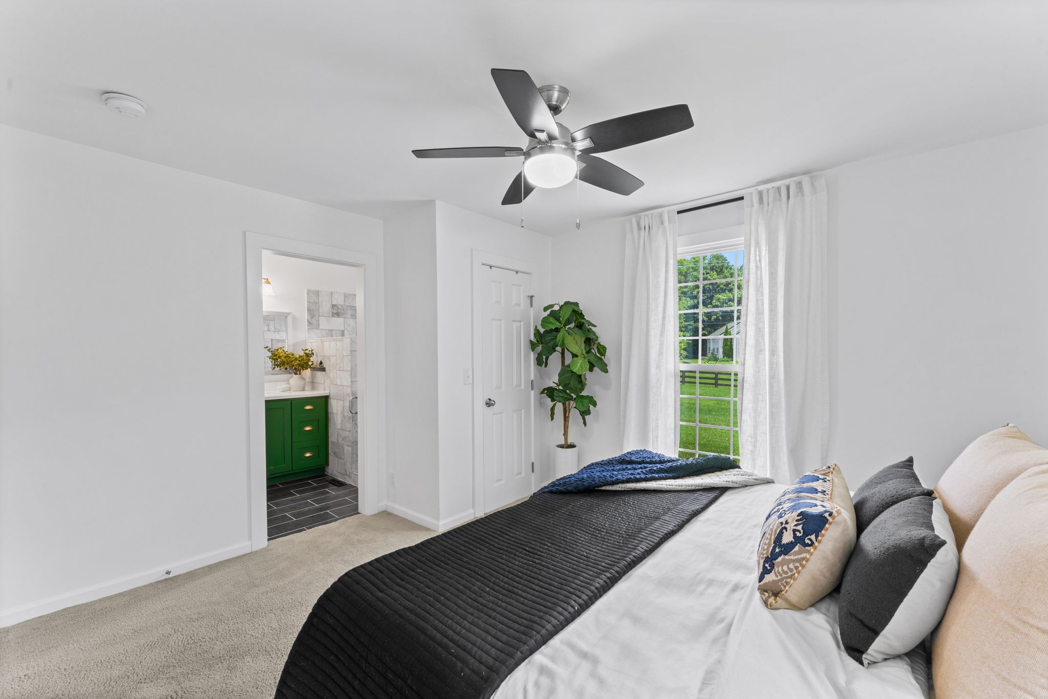 4021 Arno Road Franklin, TN 37064 - Photo 23 of 31 a bedroom with a bed and a large window