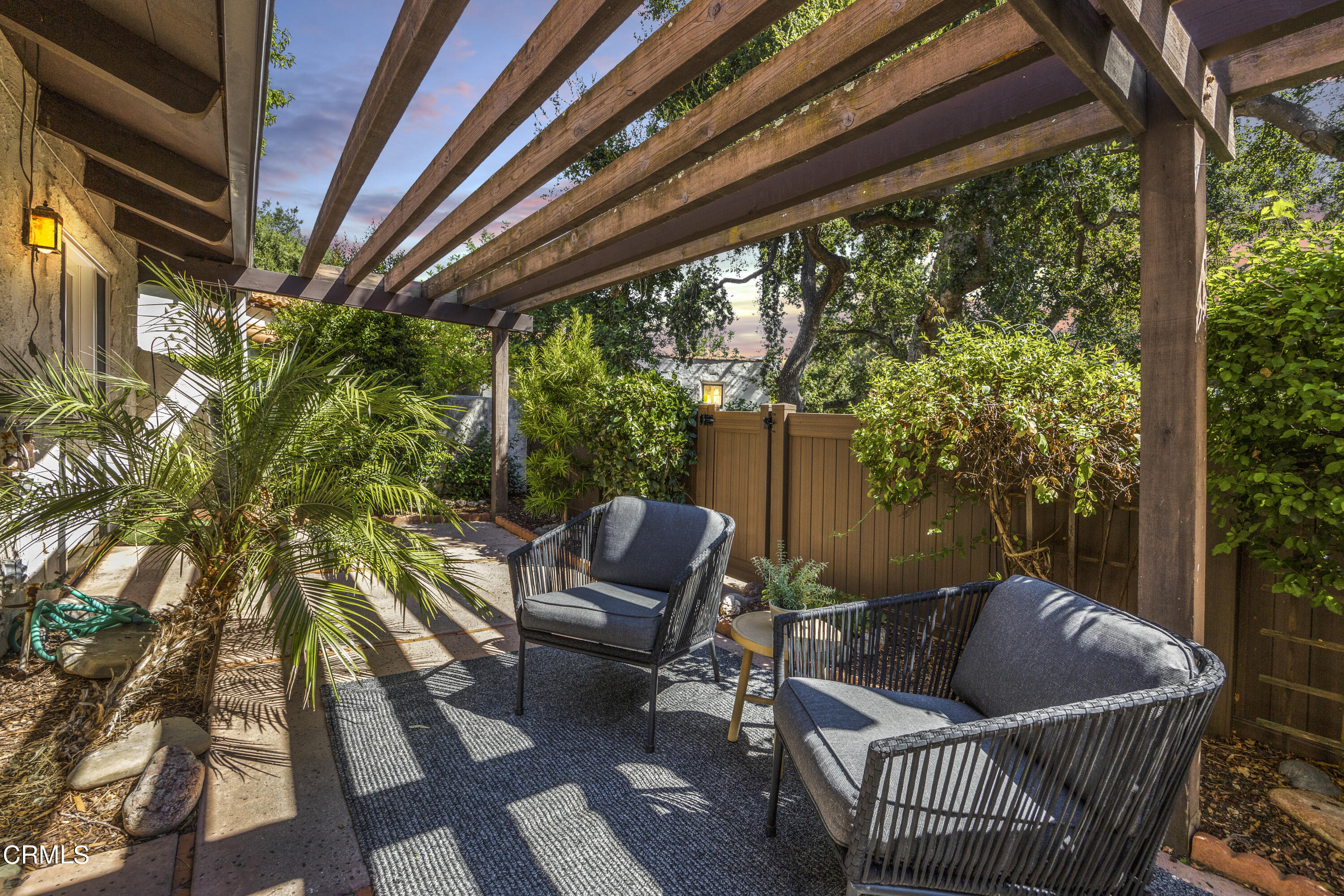 410 Church Road, Unit 25 Ojai, CA 93023 - Photo 20 of 24 a view of backyard with furniture and outdoor seating