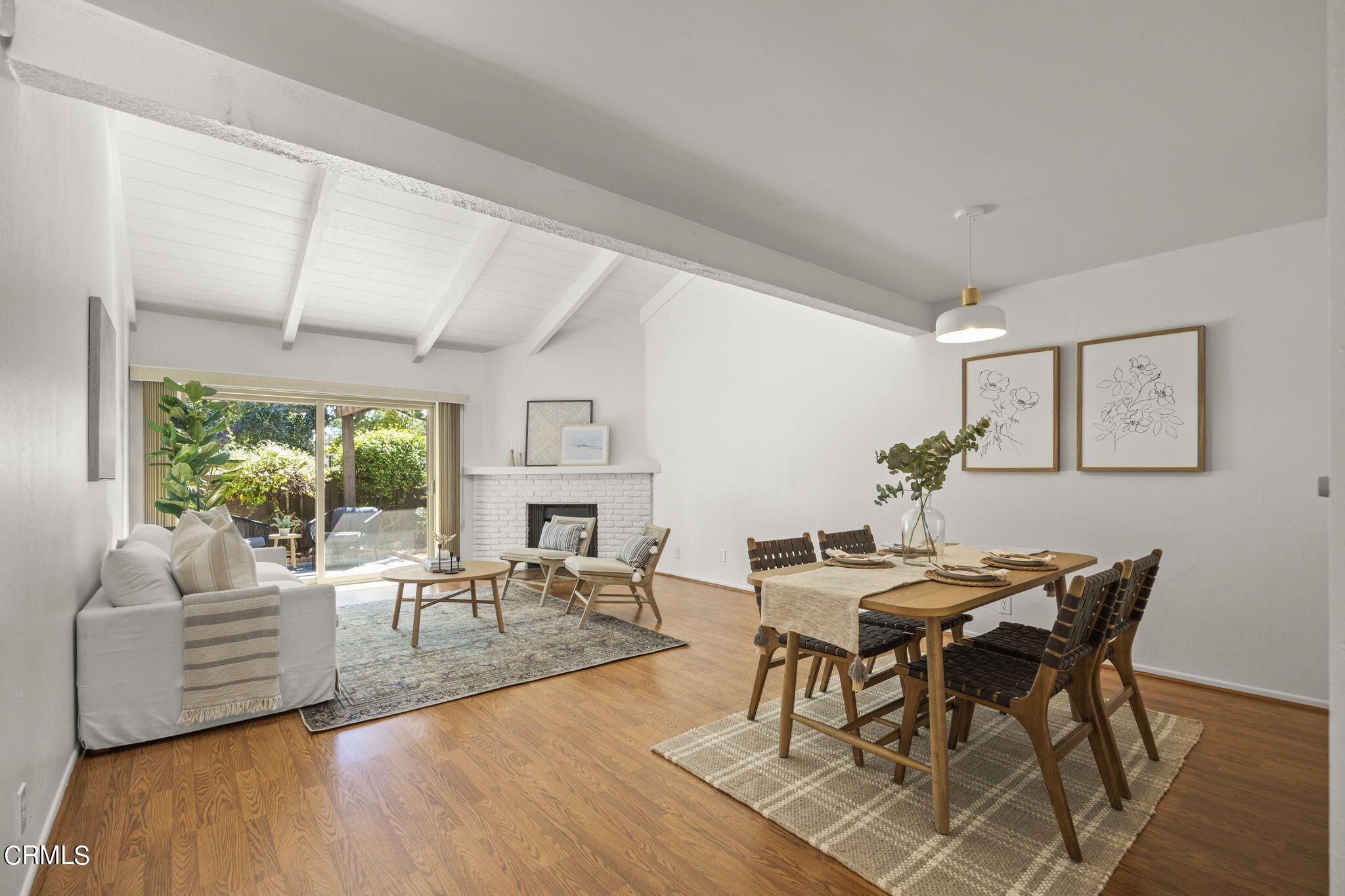 410 Church Road, Unit 25 Ojai, CA 93023 - Photo 3 of 24 a living room with furniture and a large window