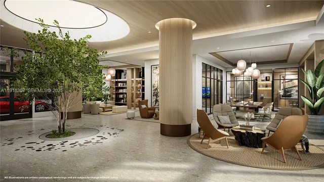 a view of a living room and entryway