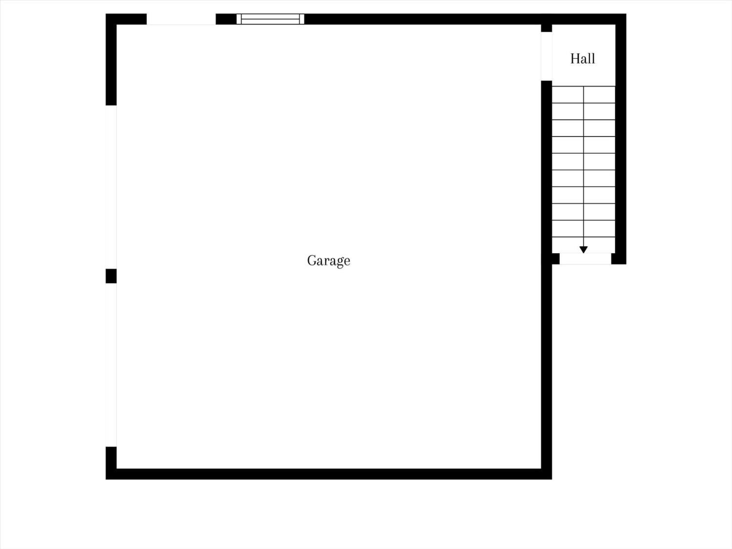 23126 Foothill Road Auburn, CA 95602 - Photo 61 of 63 a black and white photo of a floor plan
