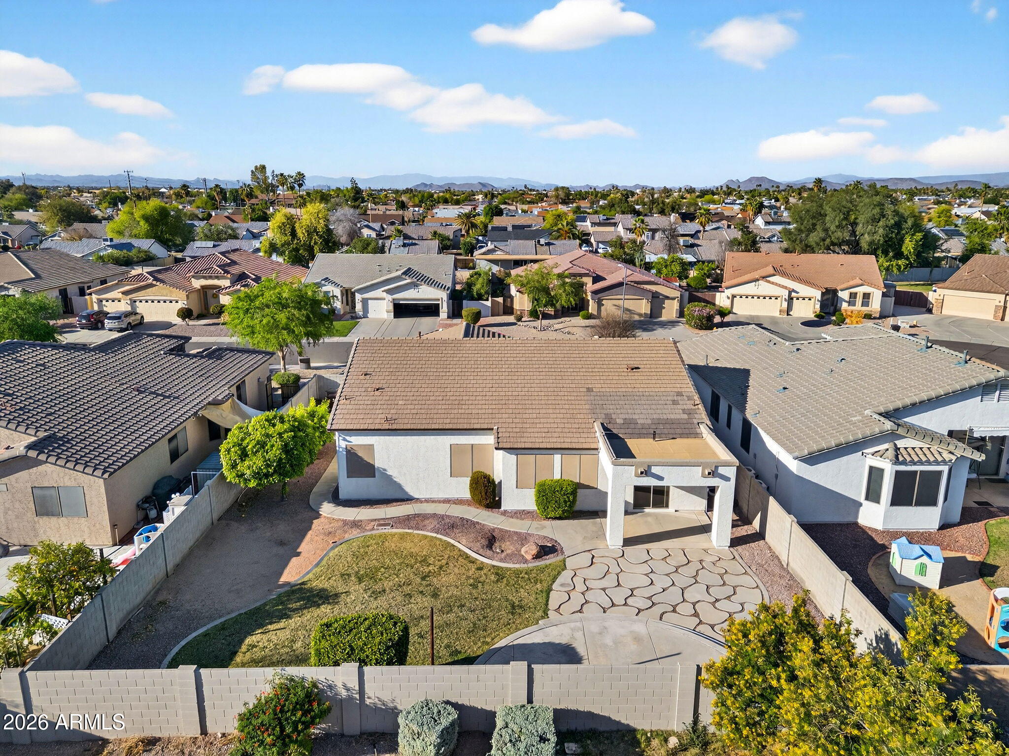 8217 West Bloomfield Road Peoria, AZ 85381 - Photo 42 of 48 an aerial view of multiple houses