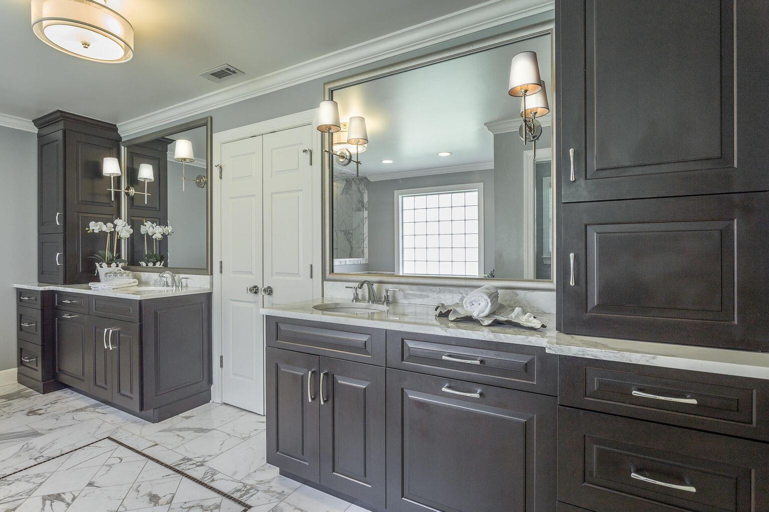 9619 Windrose Circle Chattanooga, TN 37421 - Photo 37 of 69 a bathroom with a sink double vanity and a mirror