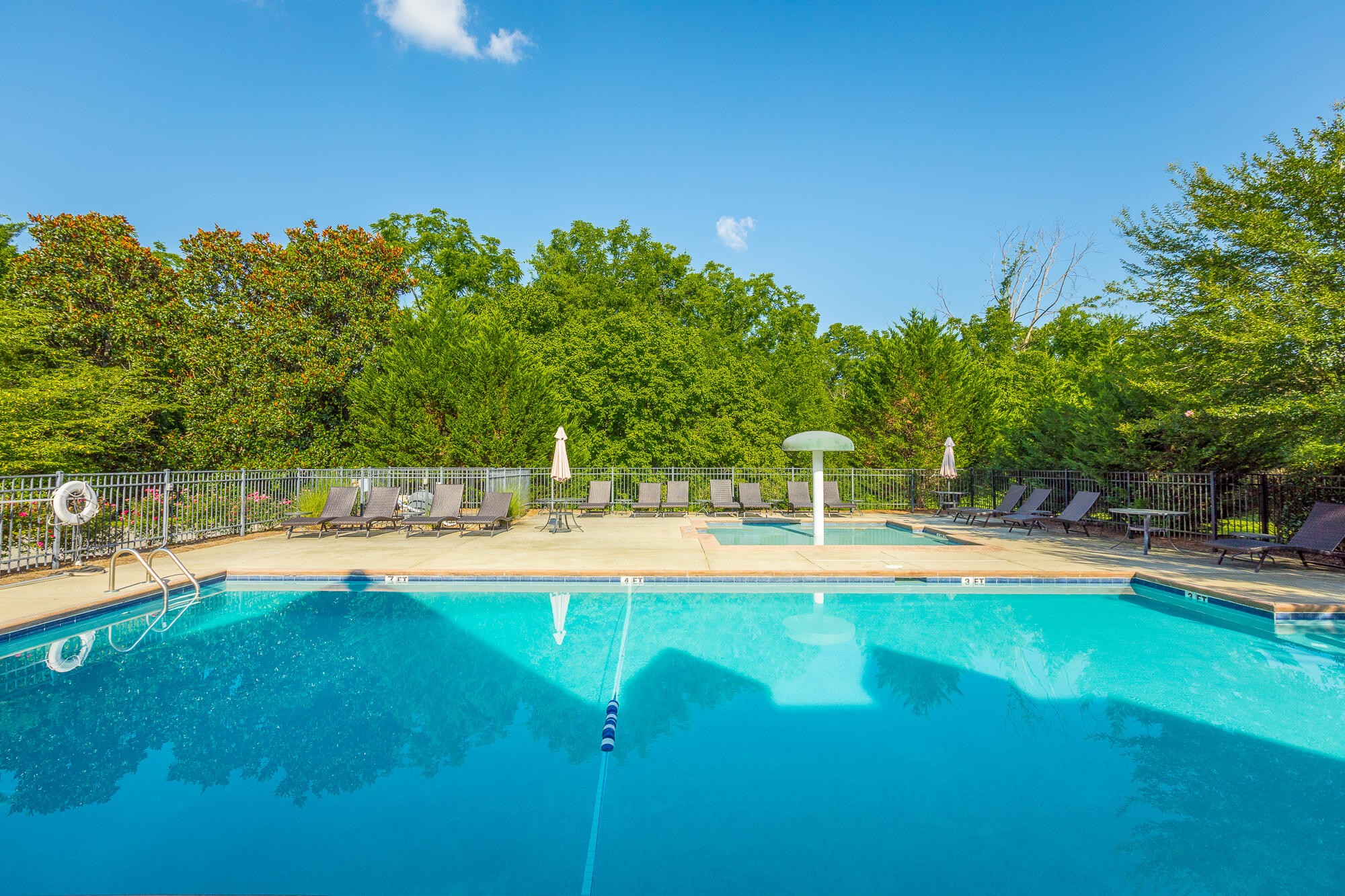 9619 Windrose Circle Chattanooga, TN 37421 - Photo 69 of 69 a swimming pool with outdoor seating and yard