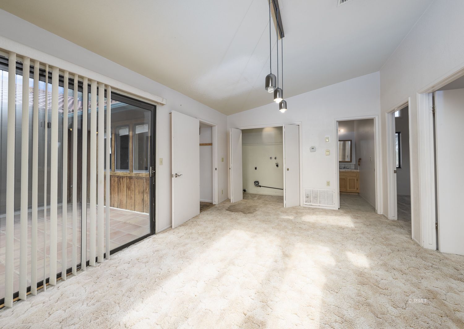 854 Campbell Street Ridgecrest, CA 93555 - Photo 17 of 45 a view of empty room with a ceiling fan