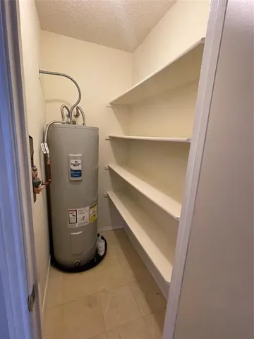a view of water heater room