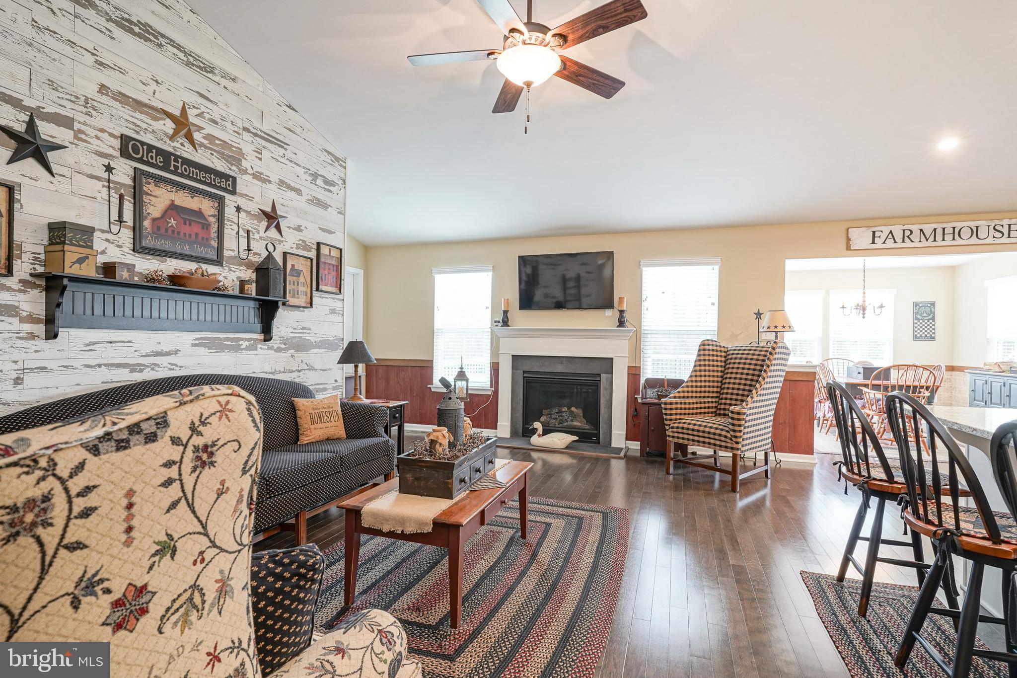 6 Schooner Lane Carneys Point, NJ 08069 - Photo 4 of 48 Open Concept Family Room with Gas Fireplace