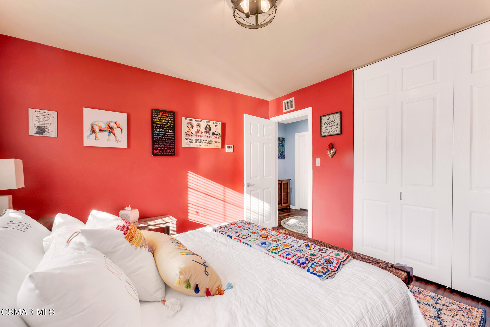 3037 Divernon Avenue Simi Valley, CA 93063 - Photo 29 of 44 a bedroom with a bed and a window