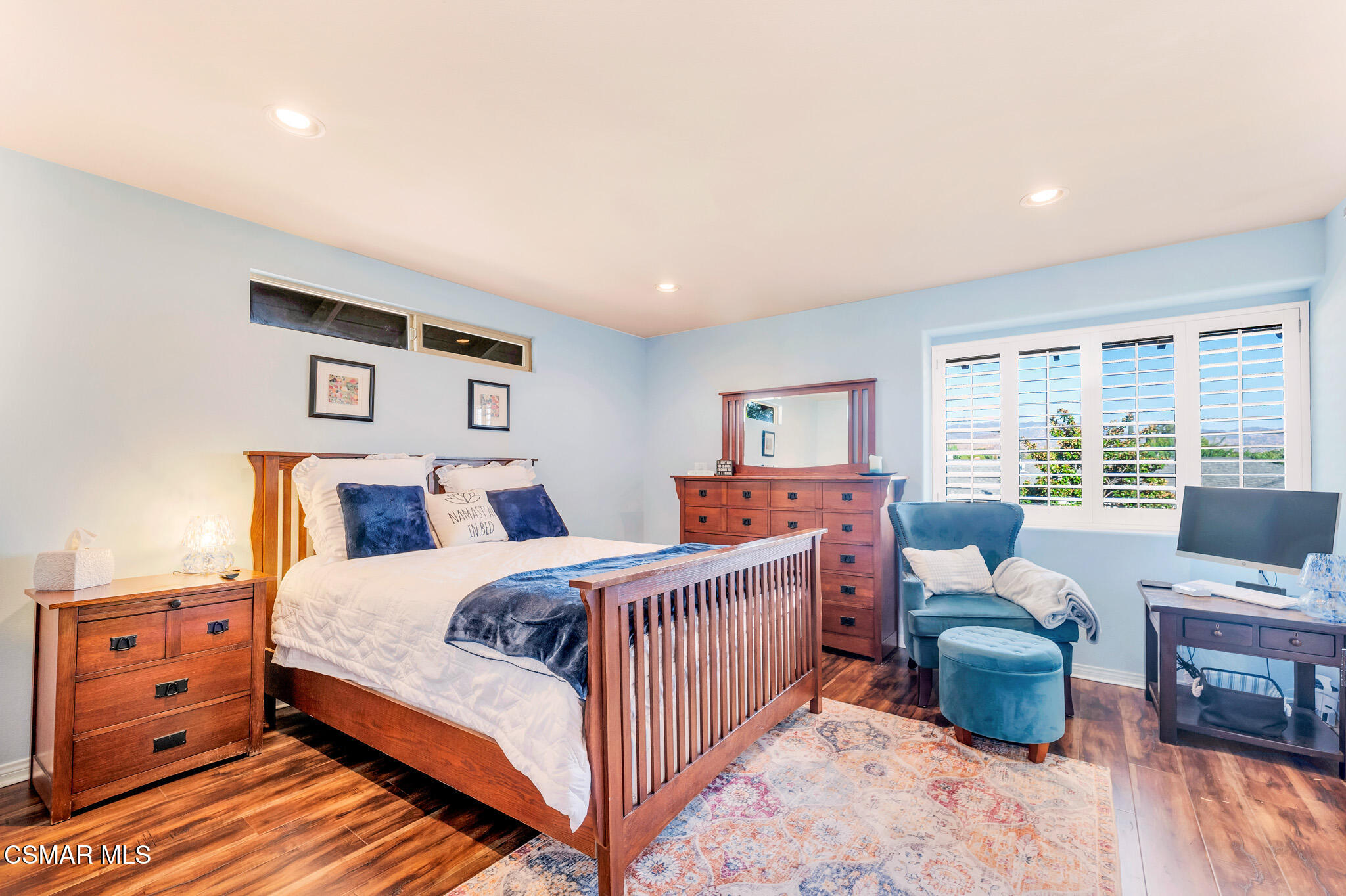 3037 Divernon Avenue Simi Valley, CA 93063 - Photo 30 of 44 a bedroom with furniture and a large window