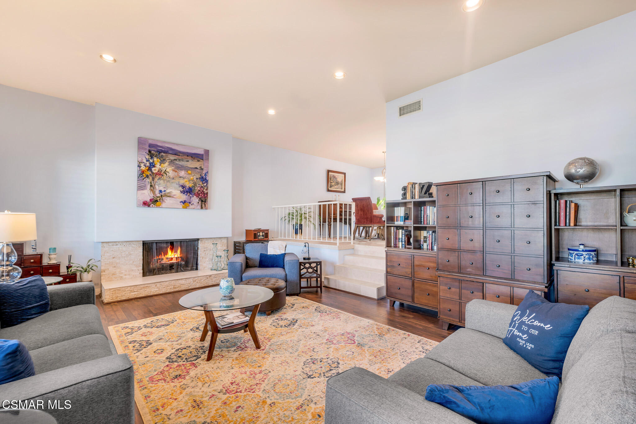 3037 Divernon Avenue Simi Valley, CA 93063 - Photo 6 of 44 a living room with furniture and a rug