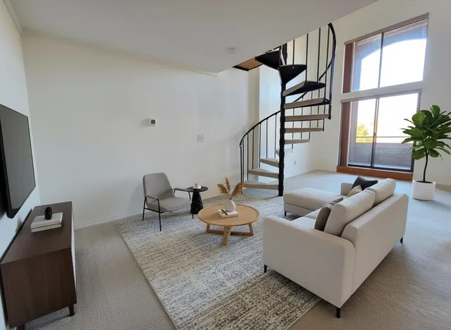 a view of a yard with a house