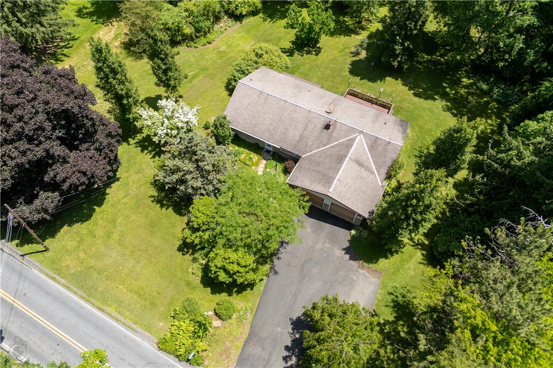 5311 Macungie Mountain Road Macungie, PA 18062 - Photo 48 of 56 An aerial perspective reveals private home nestled expansive landscape.