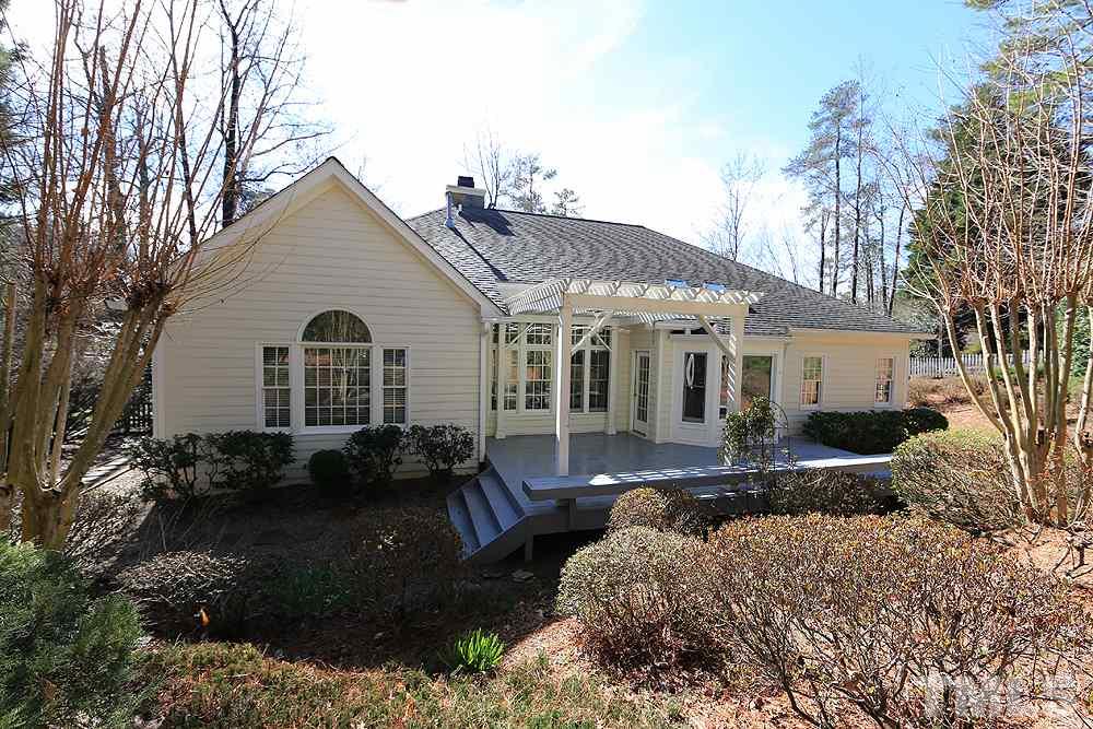 4428 Touchstone Forest Road Raleigh, NC 27612 - Photo 17 of 21 Private deck with Pergola