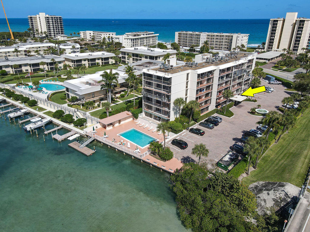 225 South Beach Road, Unit 103 Tequesta, FL 33469 - Photo 1 of 45 225SBeachRd#103Aerial(2)a