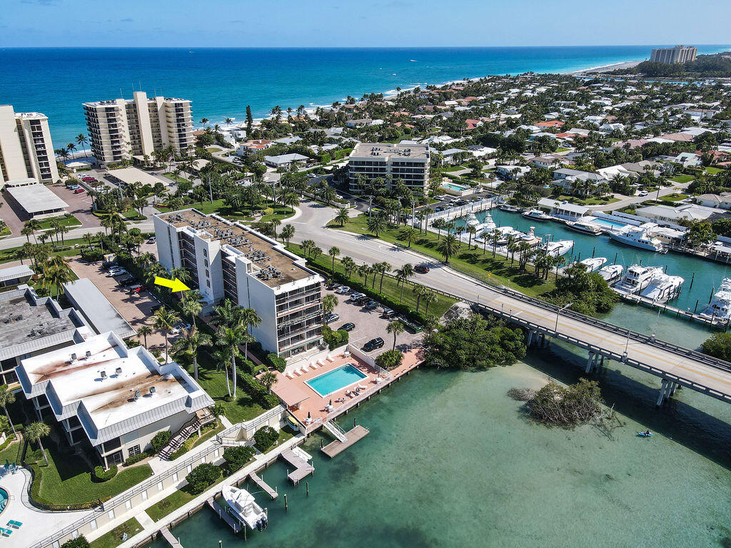 225 South Beach Road, Unit 103 Tequesta, FL 33469 - Photo 32 of 45 225SBeachRd#103Aerial(5)a